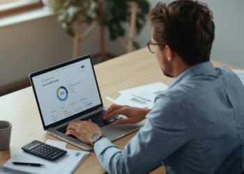 Small business owner applying for a loan with low credit score